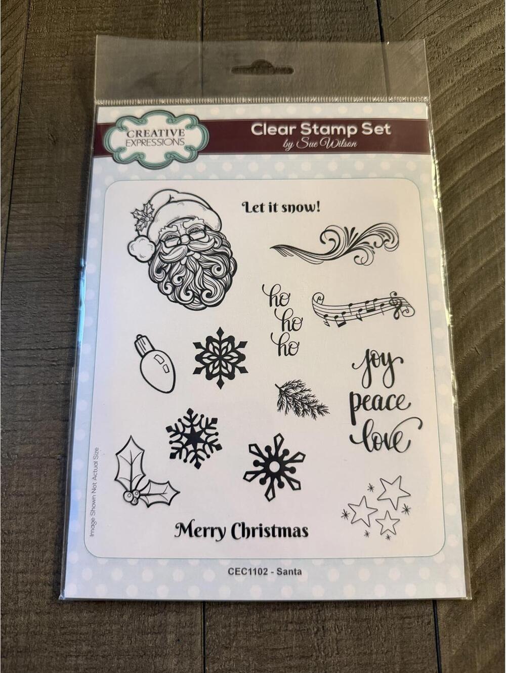 Creative Expressions Clear Stamps: Santa